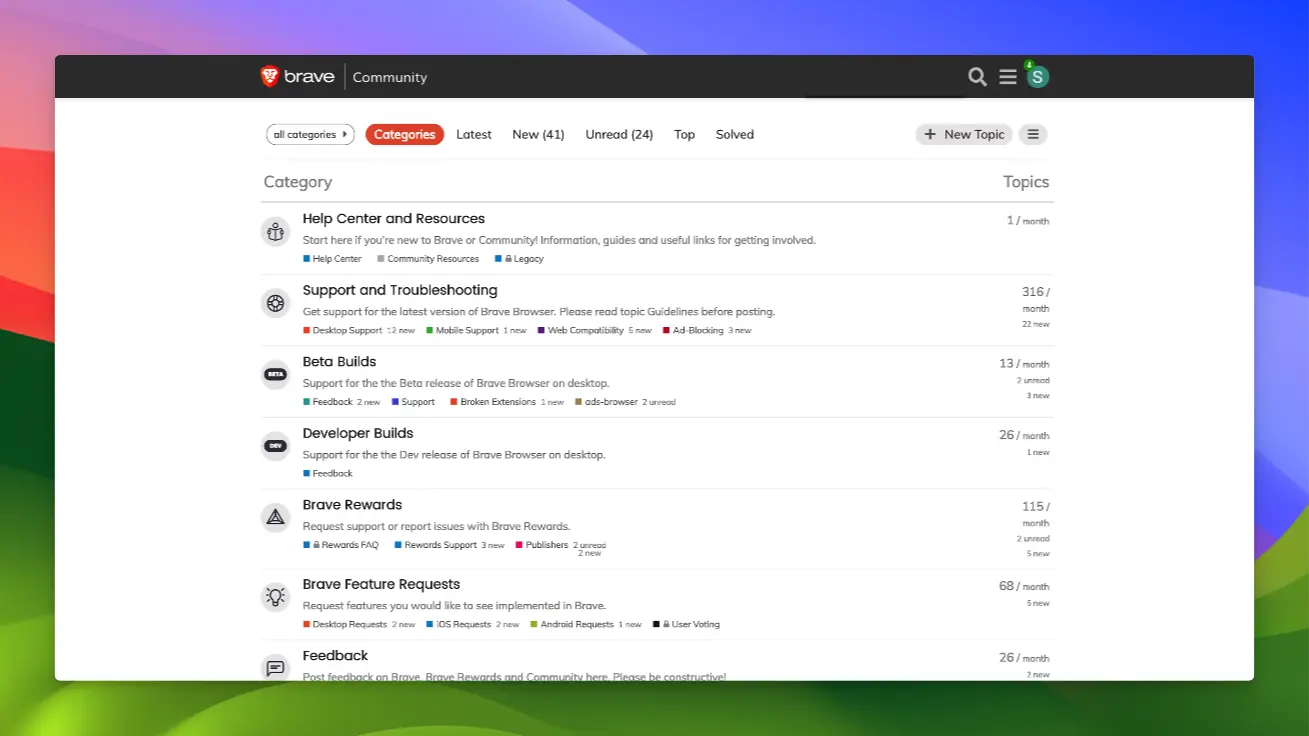 Brave browser Community - 05