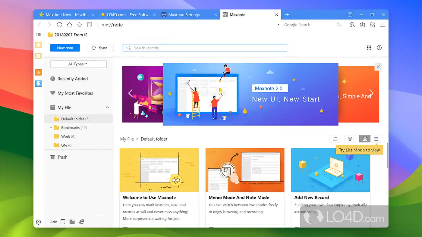 Maxthon 3 Maxthon - Flexible tab management - 03