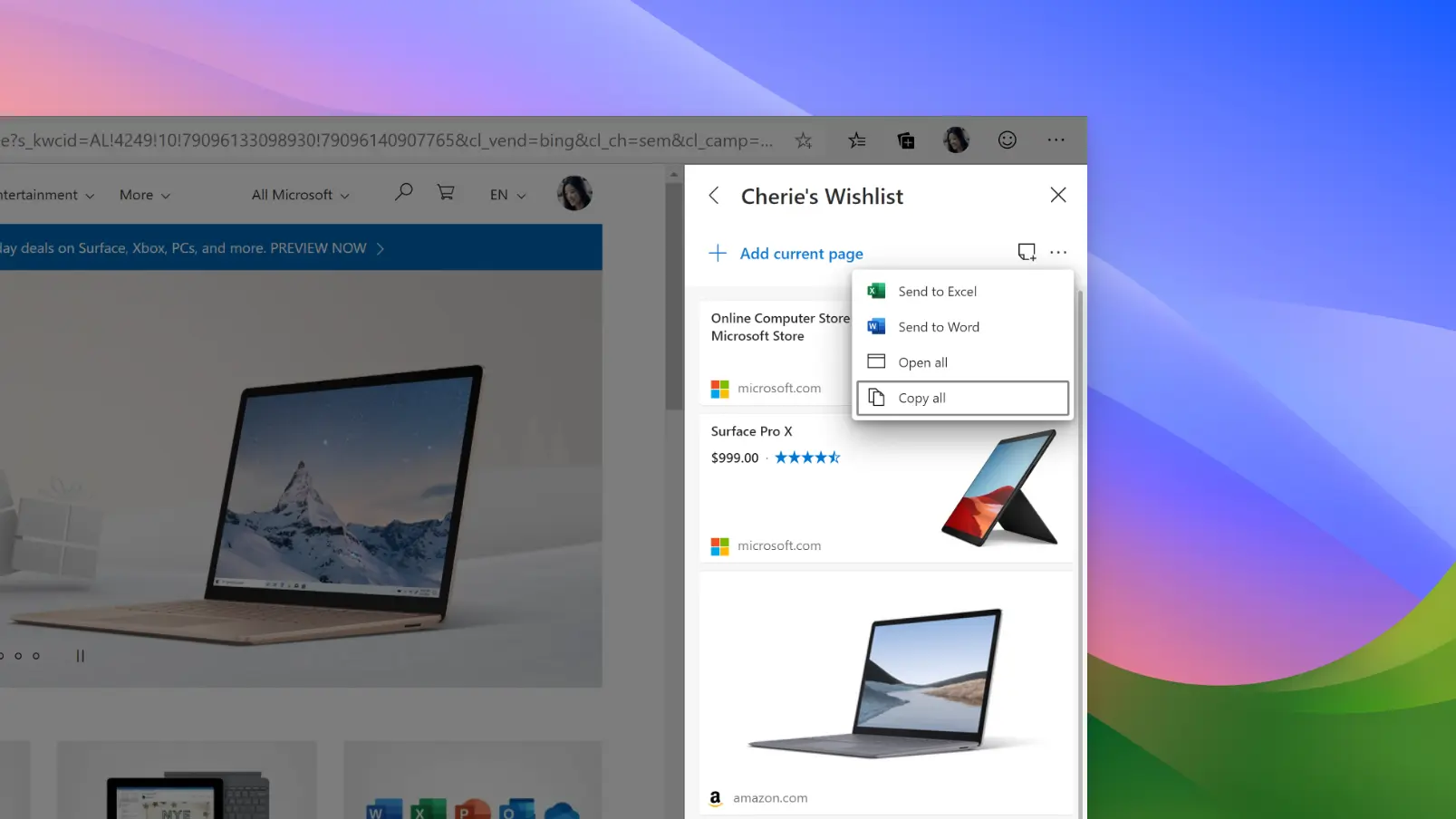 Microsoft Edge - Collection - 02