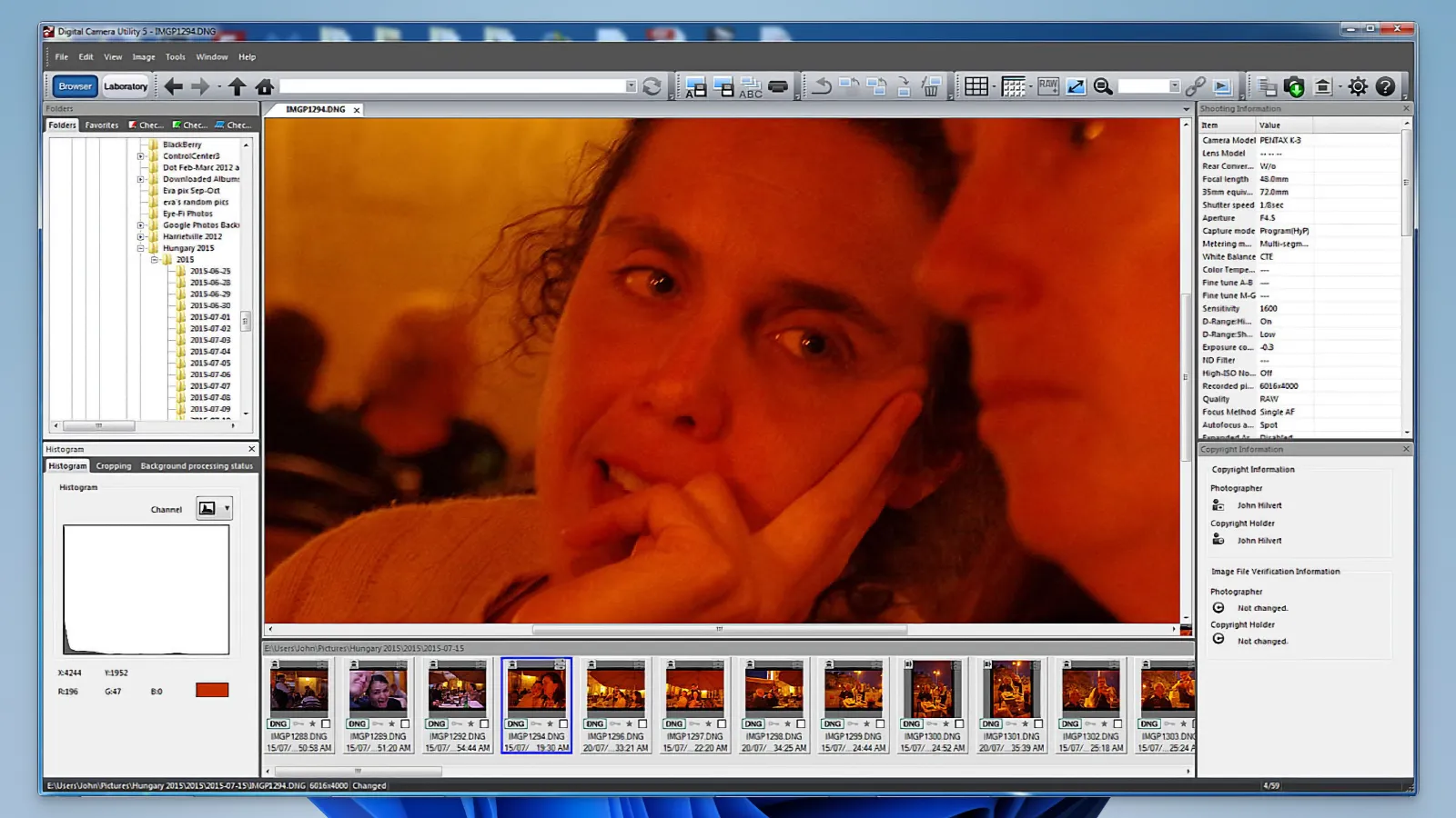 Pentax Digital Camera Utility 169 Pentax Digital Camera Utility - Photo management_01