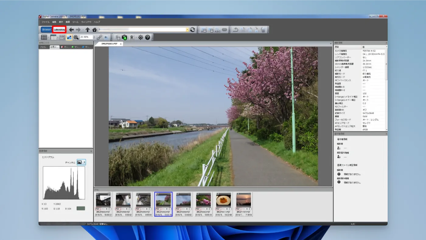 Pentax Digital Camera Utility 172 Pentax Digital Camera Utility - Support for a wide range of file types_04